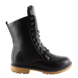 Bottes noires avec isolant noir AN-100 noir le noir