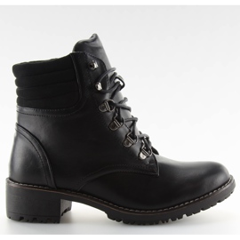 Trappeurs à lacets noirs K-3 noir le noir