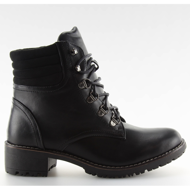 Trappeurs à lacets noirs K-3 noir le noir
