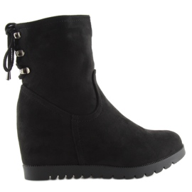 Bottes Noires Sur Compensées Noir Zh727 Noir