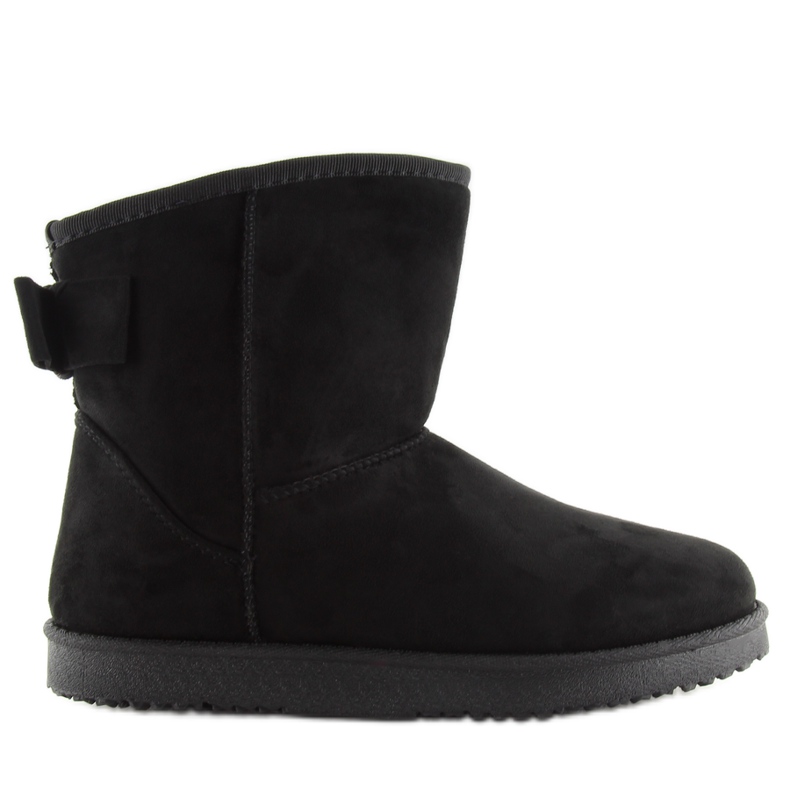 Bottes de neige emusy avec un noeud noir B780 noir le noir