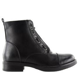Bottes noires militaires B05 noir le noir