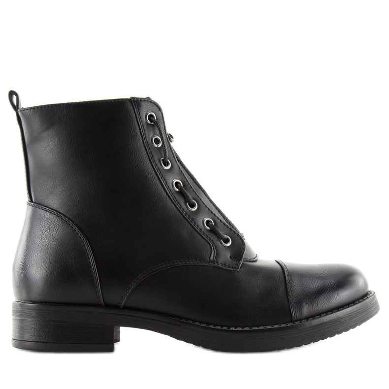 Bottes noires militaires B05 noir le noir