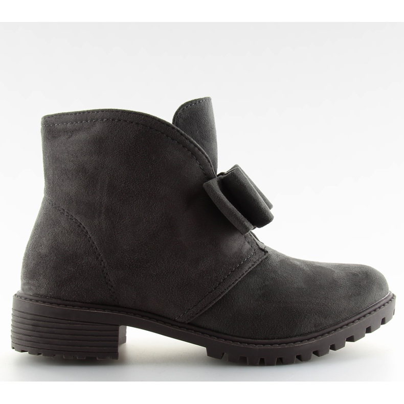 Bottes avec noeud gris AT-0625-L Grey