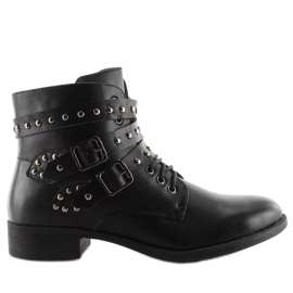 Bottes à clous noir B0-166 noir