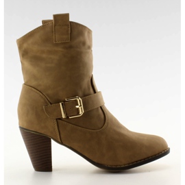 Bottines subtiles 3133-12A Kaki