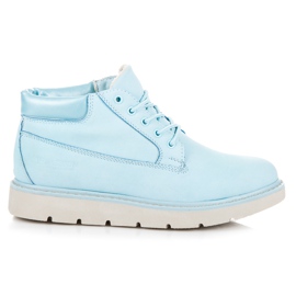 Vices Bottes sur la plate-forme bleu