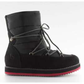 Bottes neige Snow Black 9072 Black noir
