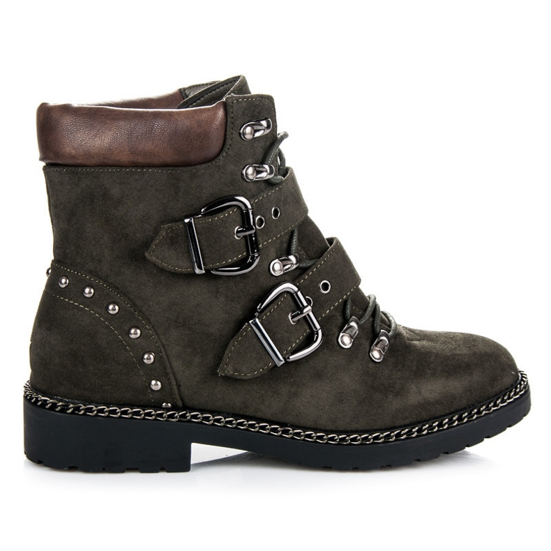 Travailleurs des vices en daim vert