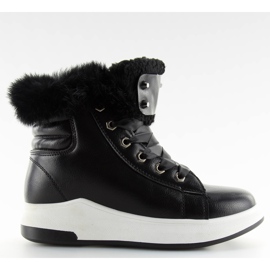 Chaussures de sport isolées noir KB-039 Noir le noir