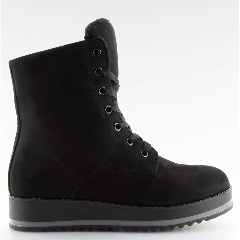 Chaussures pour femmes à lacets noir H908 noir le noir