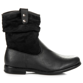 Bottines à enfiler pour femmes noir