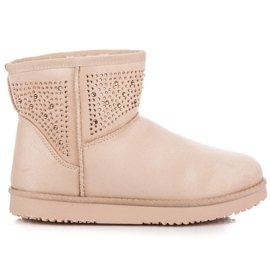 Bottes de neige beiges