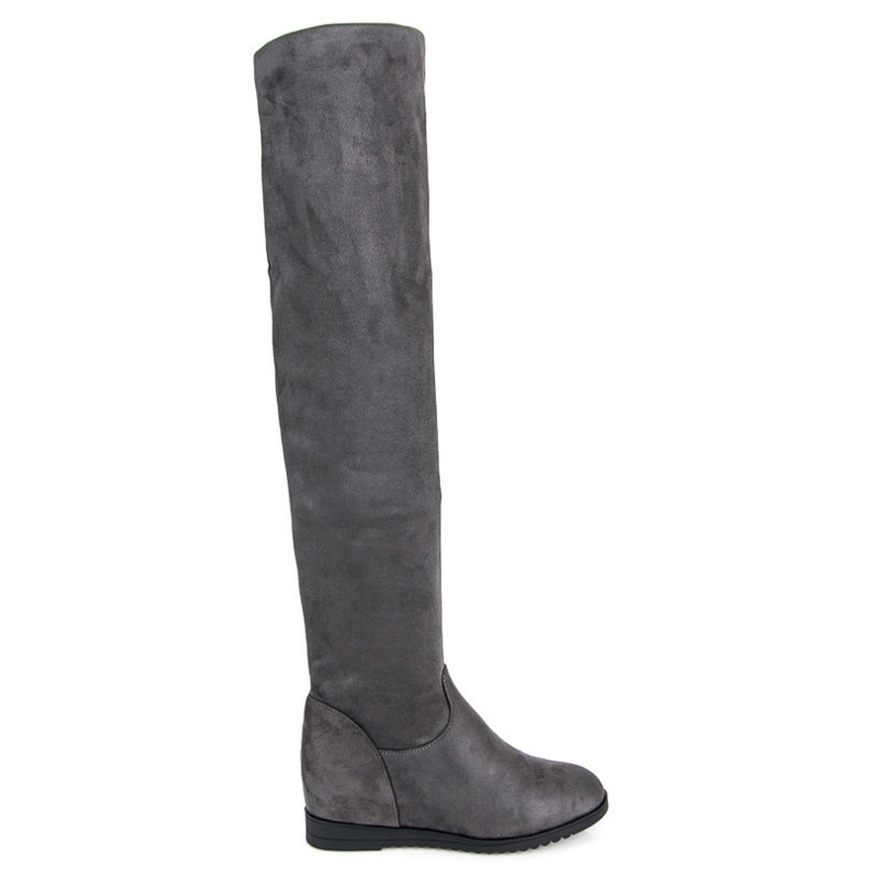 Bestelle Bottes compensées à enfiler gris