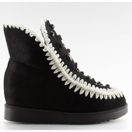 Bottines noires DD62P noires le noir