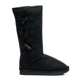 Torna Bottes de neige haute fourrure noir
