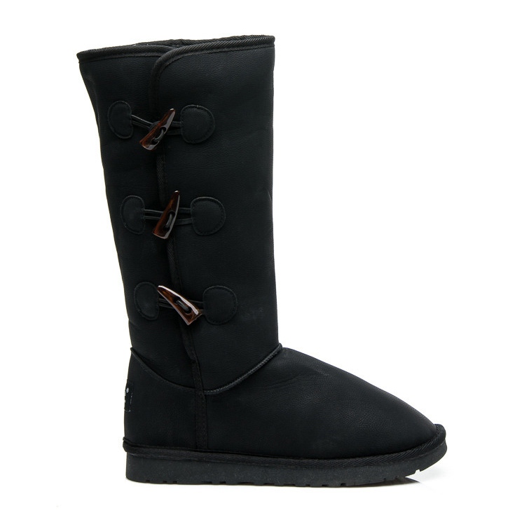 Torna Bottes de neige haute fourrure le noir