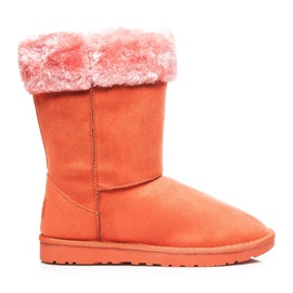 Torna Bottes de neige avec fourrure orange