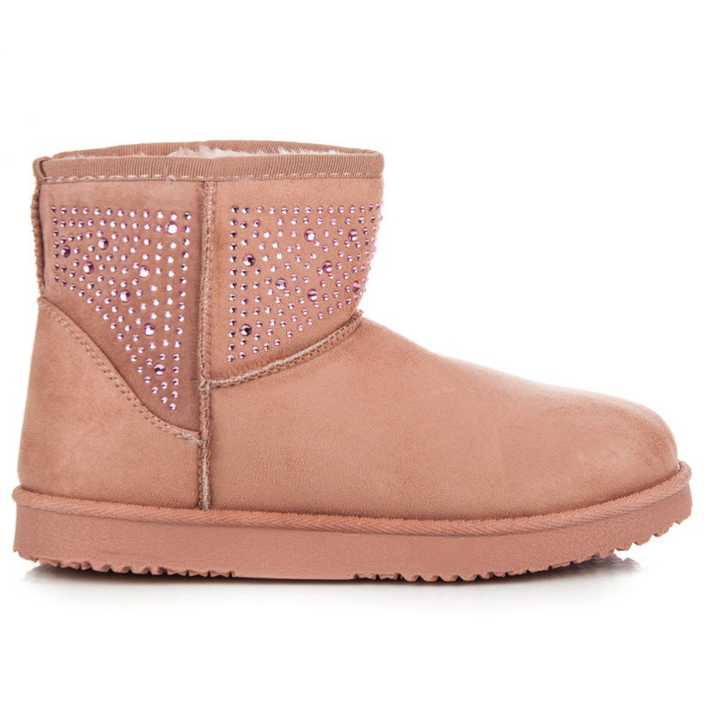 Bottes de neige roses