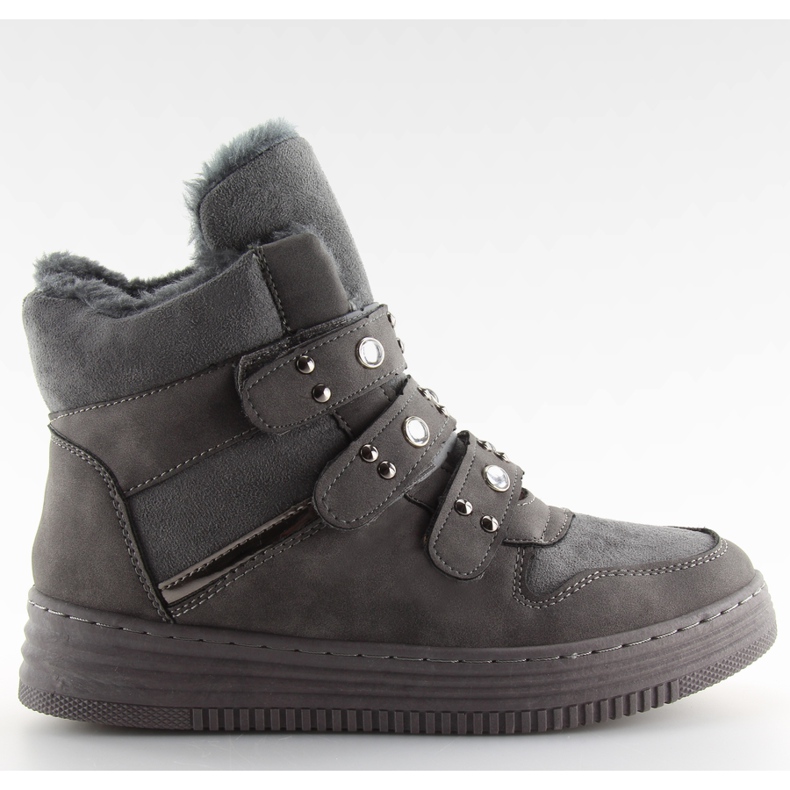 Baskets isolantes pour cheville gris gris