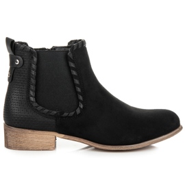 Erynn Bottines Chelsea en daim le noir