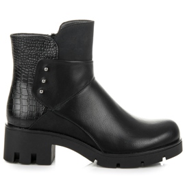 Groto Gogo Bottes femme avec protection noir