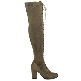 Marquiz Mousquetaires à lacets vert multicolore