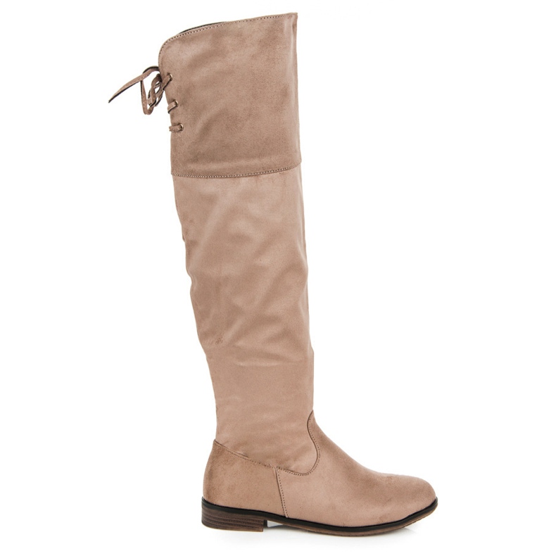 Juliet Bottines beiges avec un liseré