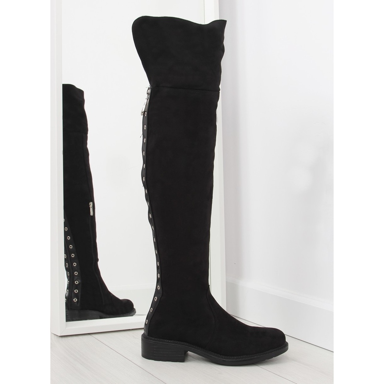 Bottes noires pour femmes AE63P Noir le noir