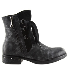 Noir Bottes de travail s113 noir gris le noir