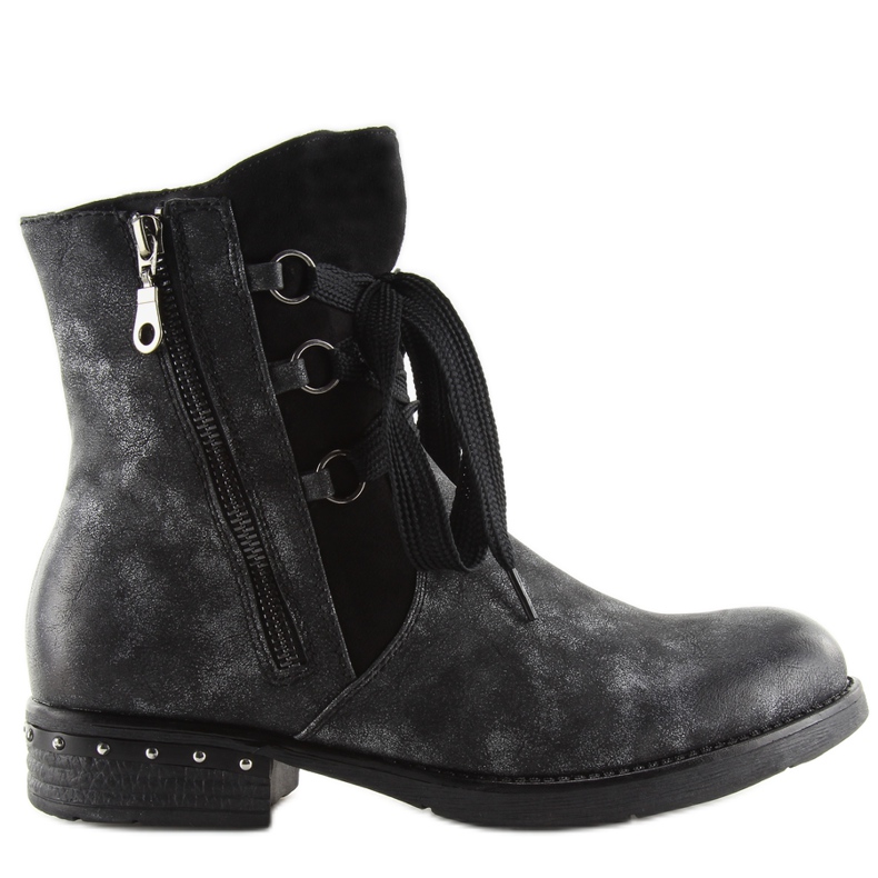 Noir Bottes de travail s113 noir gris le noir