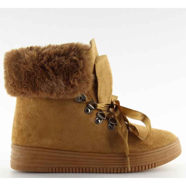 Bottes de neige de camel GF-179 camel jaune multicolore