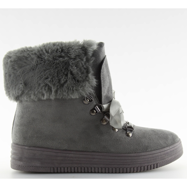 Bottes de neige grises trappeurs GF-179 gris Bottes de neige grises trappeurs GF-179 gris