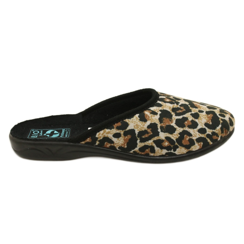 Adanex Chaussons Panthère le noir