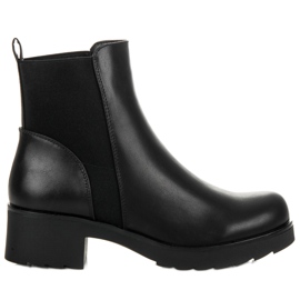 Groto Gogo Bottines Chelsea noires sur la plateforme