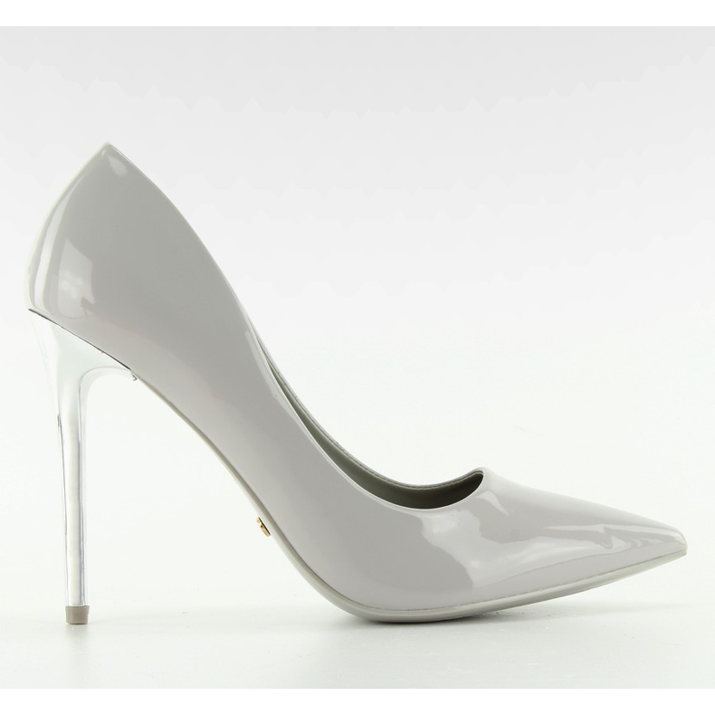 Talons argentés escarpins gris NF03 Gris