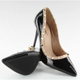 Escarpins à talon aiguille Valentina noir LL-76P Noir le noir brun