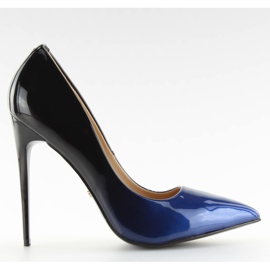 Escarpins ombre LE036P BLEU / NOIR le noir bleu marin
