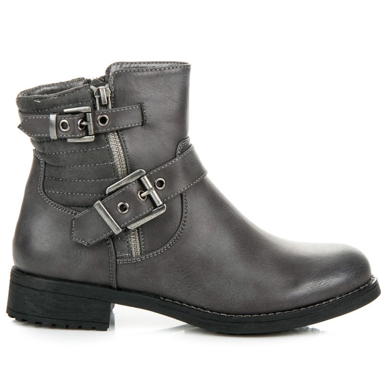 Bottes de travail à boucles gris Bottes de travail à boucles gris