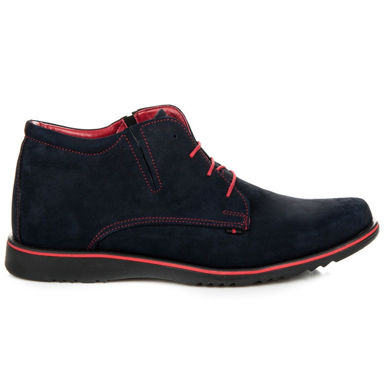 Lucca Chaussures à lacets pour hommes bleu