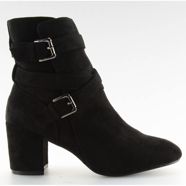 Bottes noires à talons larges CL62 noir le noir