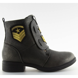 Bottes de travail avec des taches grises H-4 gris