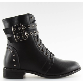 Noir Bottines à lacets PE155P noir