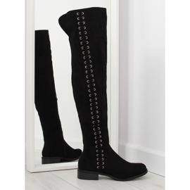 Bottes mousquetaires noires E4932 noir