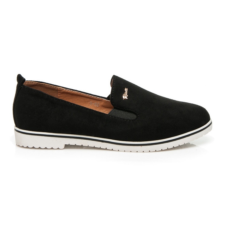 Miss Laura Chaussures de mode à enfiler le noir