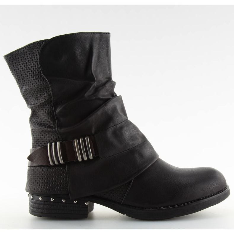 Bottes militaires noires 5728 noir le noir