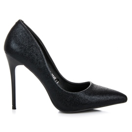 Vinceza talons hauts noirs