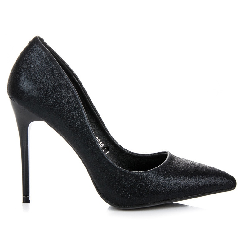 Vinceza talons hauts noirs le noir