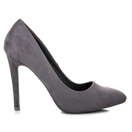 Vinceza Talons en daim gris