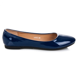 Licean Ballerines laquées bleu